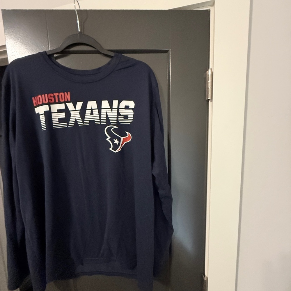 Nike Blue Houston Texans Long Sleeve Shirt